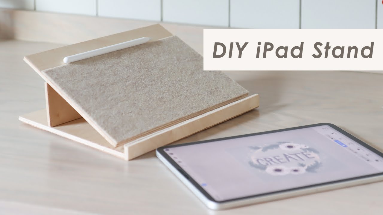 DIY iPad Stand for Drawing