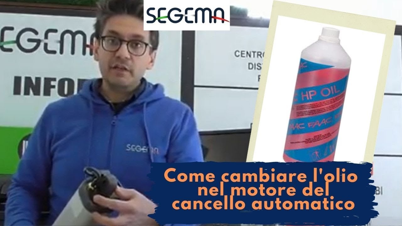 Come cambiare l'olio nel motore del cancello automatico