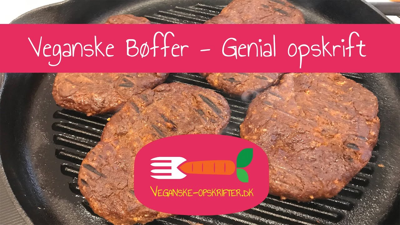Veganske Bøffer - Opskrift på super lækre, veganske steaks med bid, mørhed og super god smag