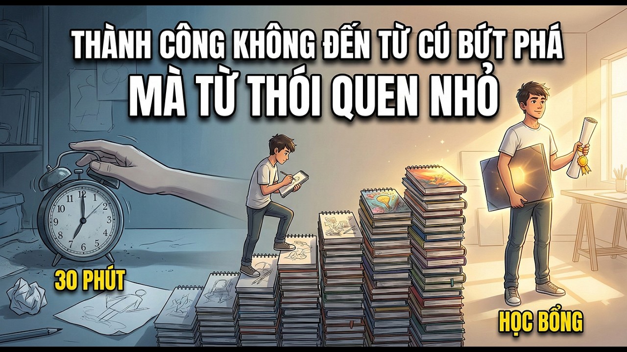 Chỉ 1% mỗi ngày: Những thói quen nhỏ giúp bạn đổi đời