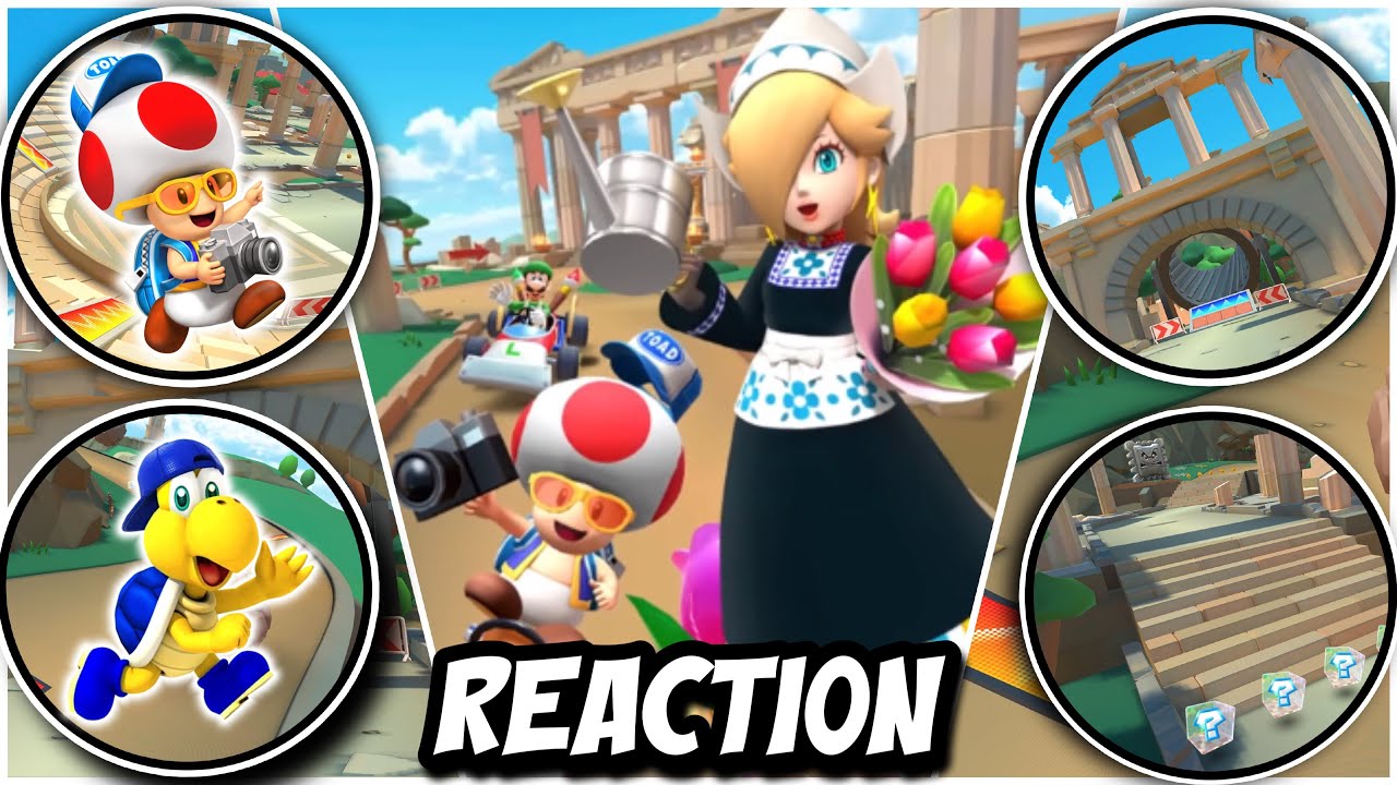 Athens Dash & Toad Tourist FIRST IMPRESSIONS in Mario Kart Tour