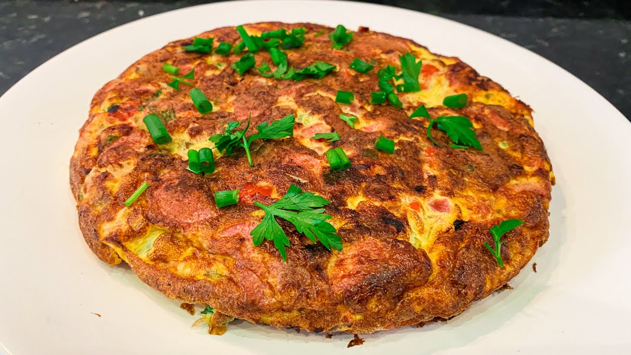 Omelete de Salsicha. O Melhor que  Você já Comeu