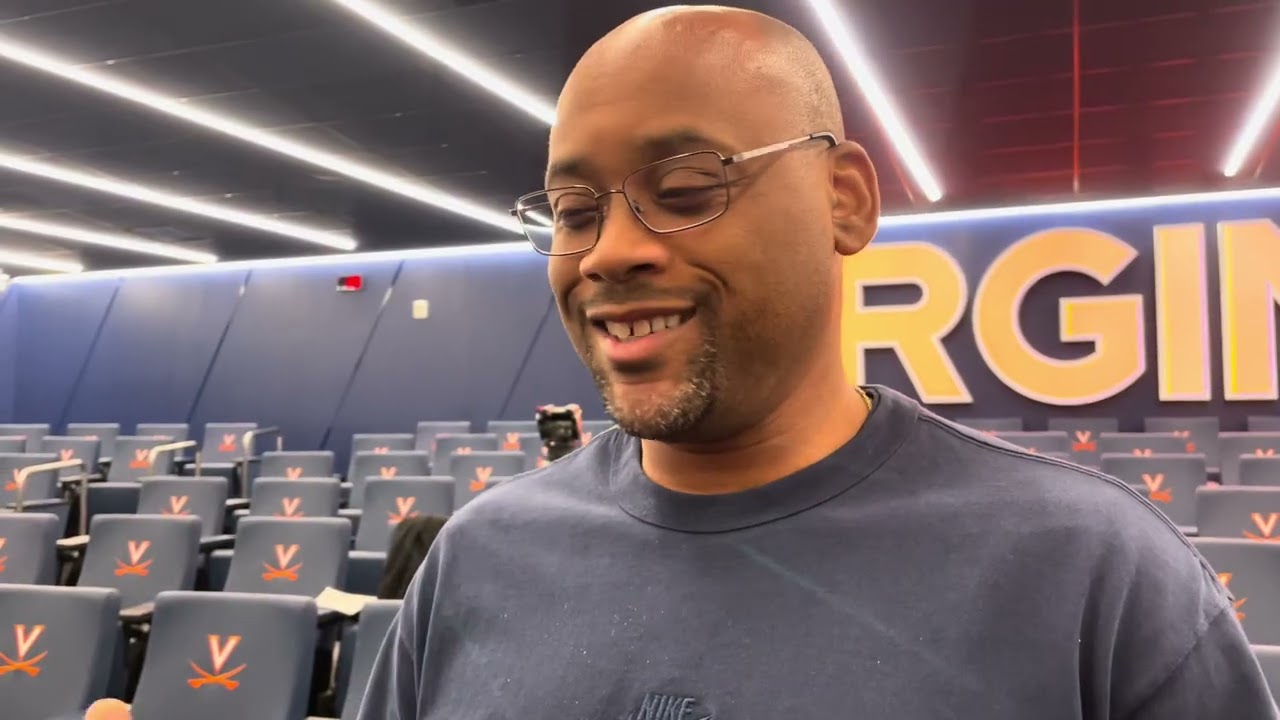 Virginia OC Des Kitchings talks ahead of Virginia Tech
