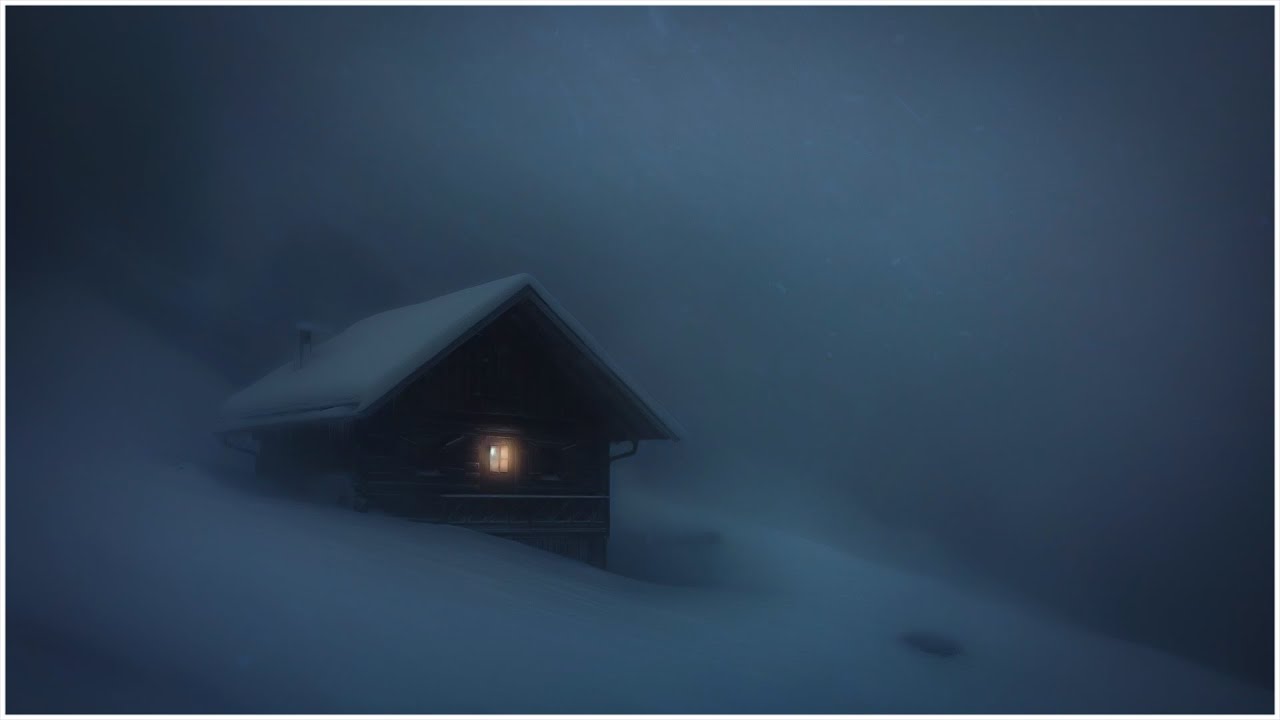 Relentless Windstorm Blast┇Roaring Icelandic Winds & Frosty Snow Ambience for Calm Winter Sleep