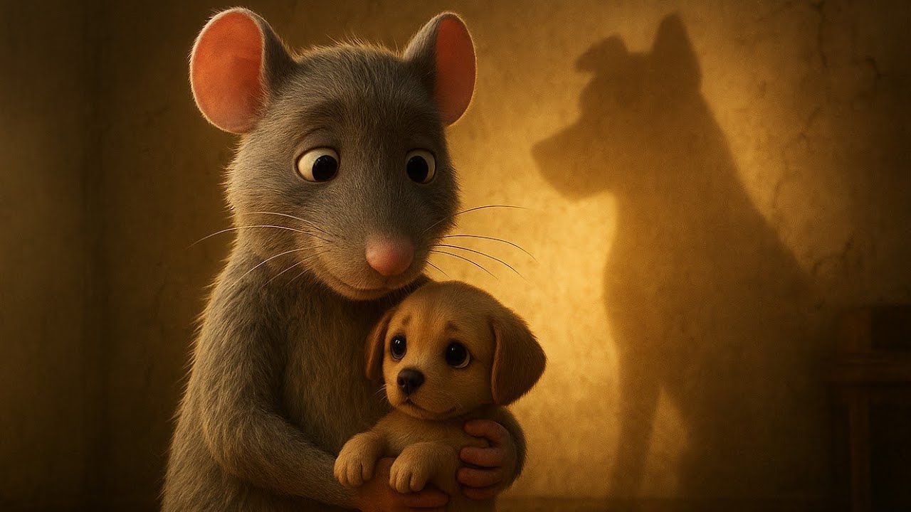 Tiny Mouse Saves a Dog and Puppies 🐭🐶✨ | 