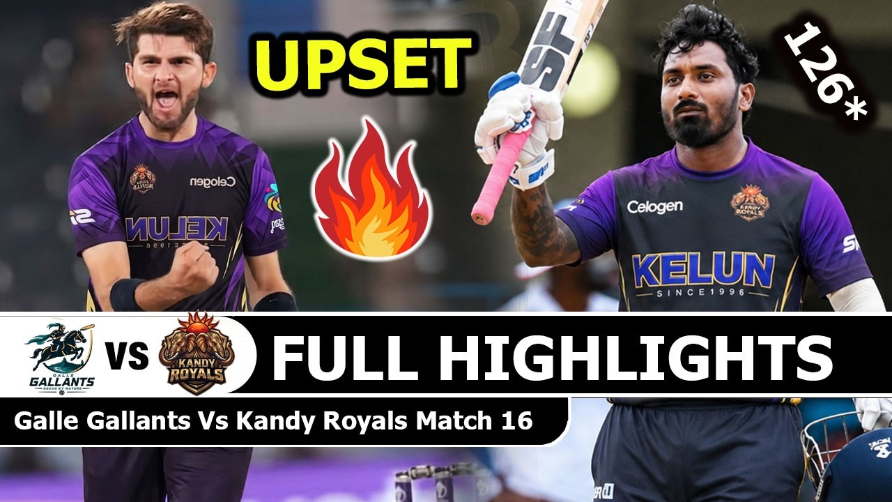 Galle Gallants vs Kandy Royals LPL 2026 Full Highlights Match 16 | Lanka Premier League 2026