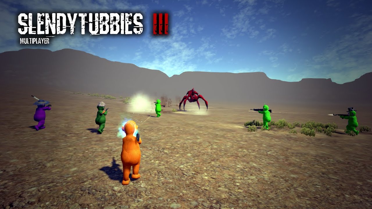 Slendytubbies 3 Multiplayer - Survival: Outskirts (Day) [Normal]