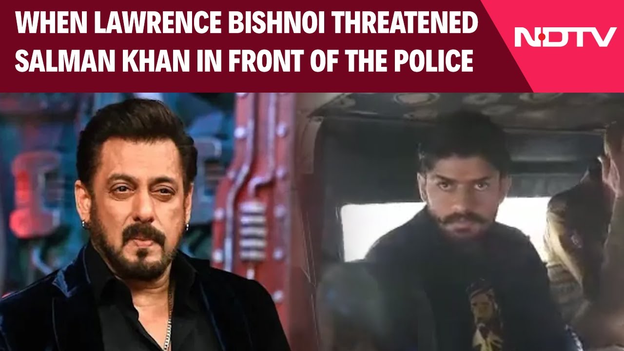 Salman Khan News | When Lawrence Bishnoi Threatened Salman Khan In Front Of The Police
