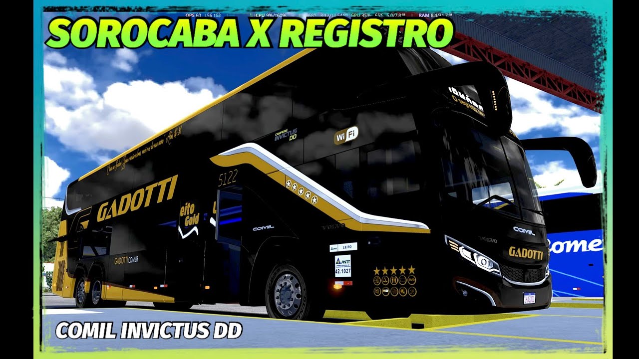 Bus Mod Driving Simulador Comil invitus Double Decker Volvo