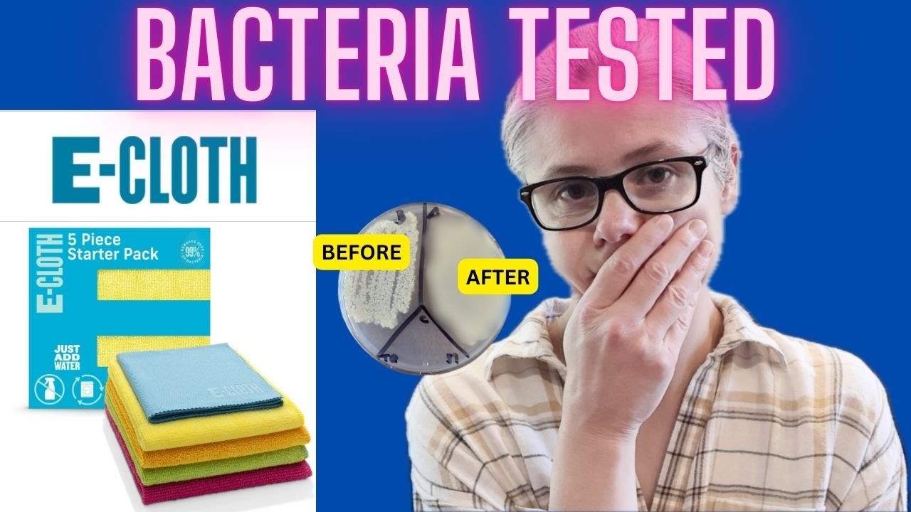 Bacteria Testing E-CLOTH Using Just Water! - Viewer Request!