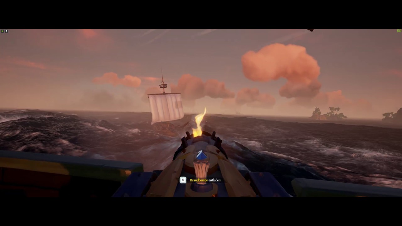 Sea of Thieves 03 Das erste mal mit dem Feuer gespielt.