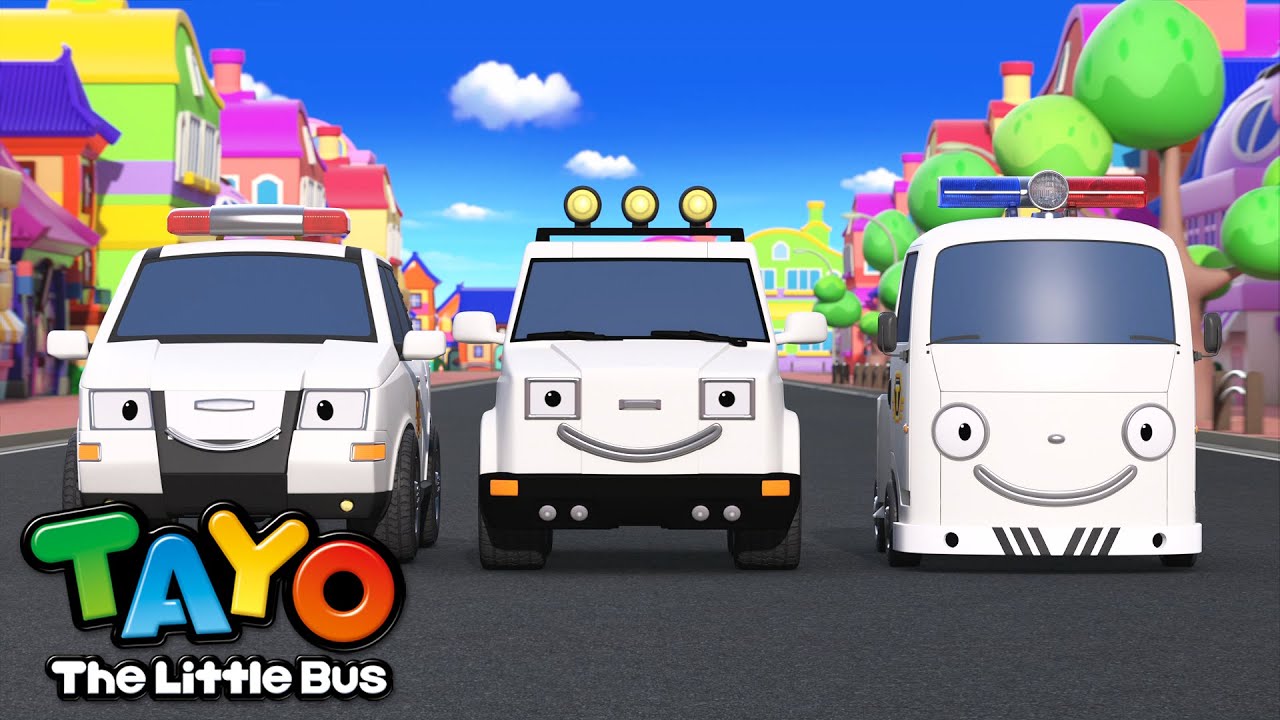 White Rescue Team, Assmble!🤍 | Tayo Rescue Team Song | Song for Kids | Tayo the Little Bus