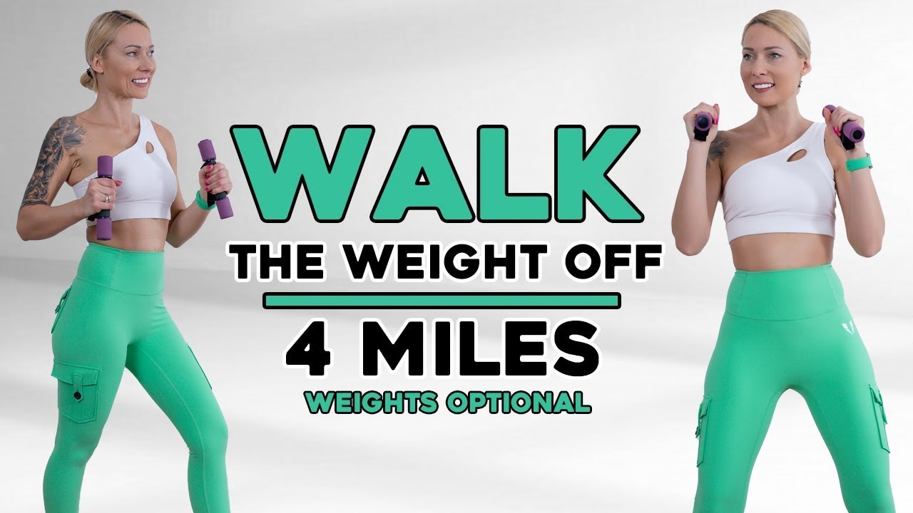 🔥60 Min Walking Full Body Fat Burning 🔥 Workout with Dumbbells🔥 | Knee Friendly🔥