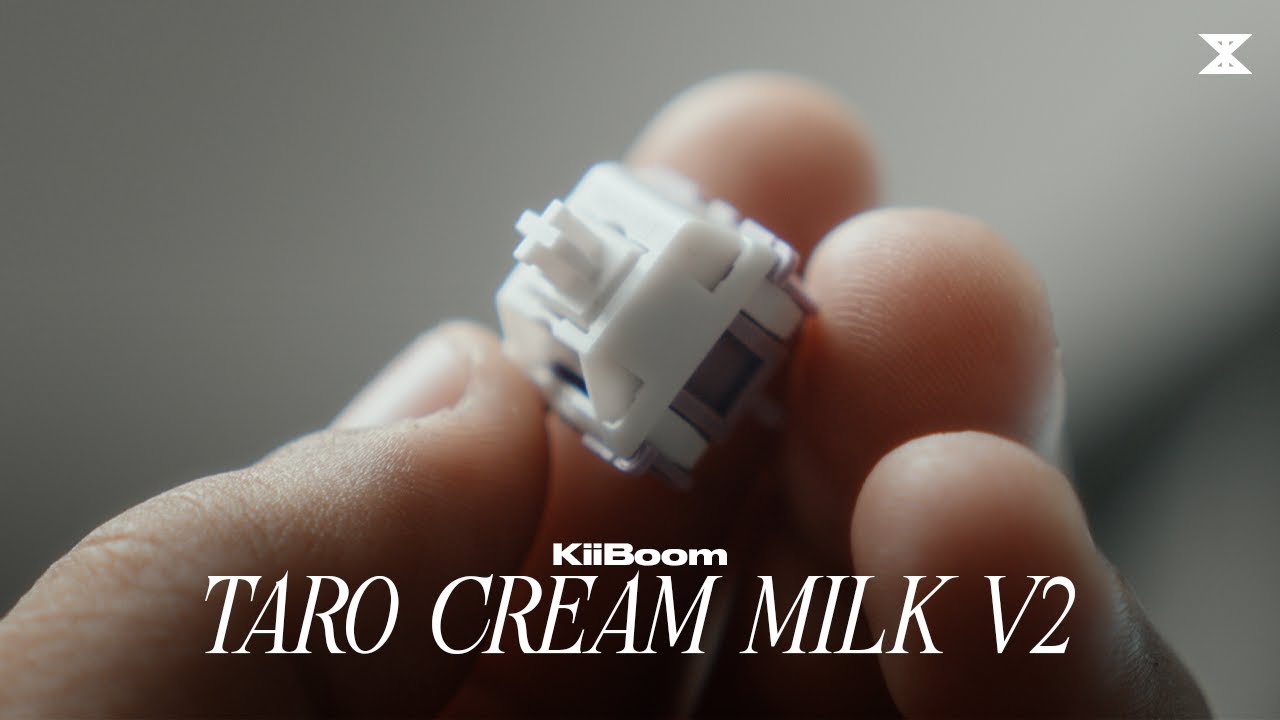 SNAPPIEST TACTILES IVE EVER TRIED! - KiiBoom Taro Cream Milk V2 Tactiles