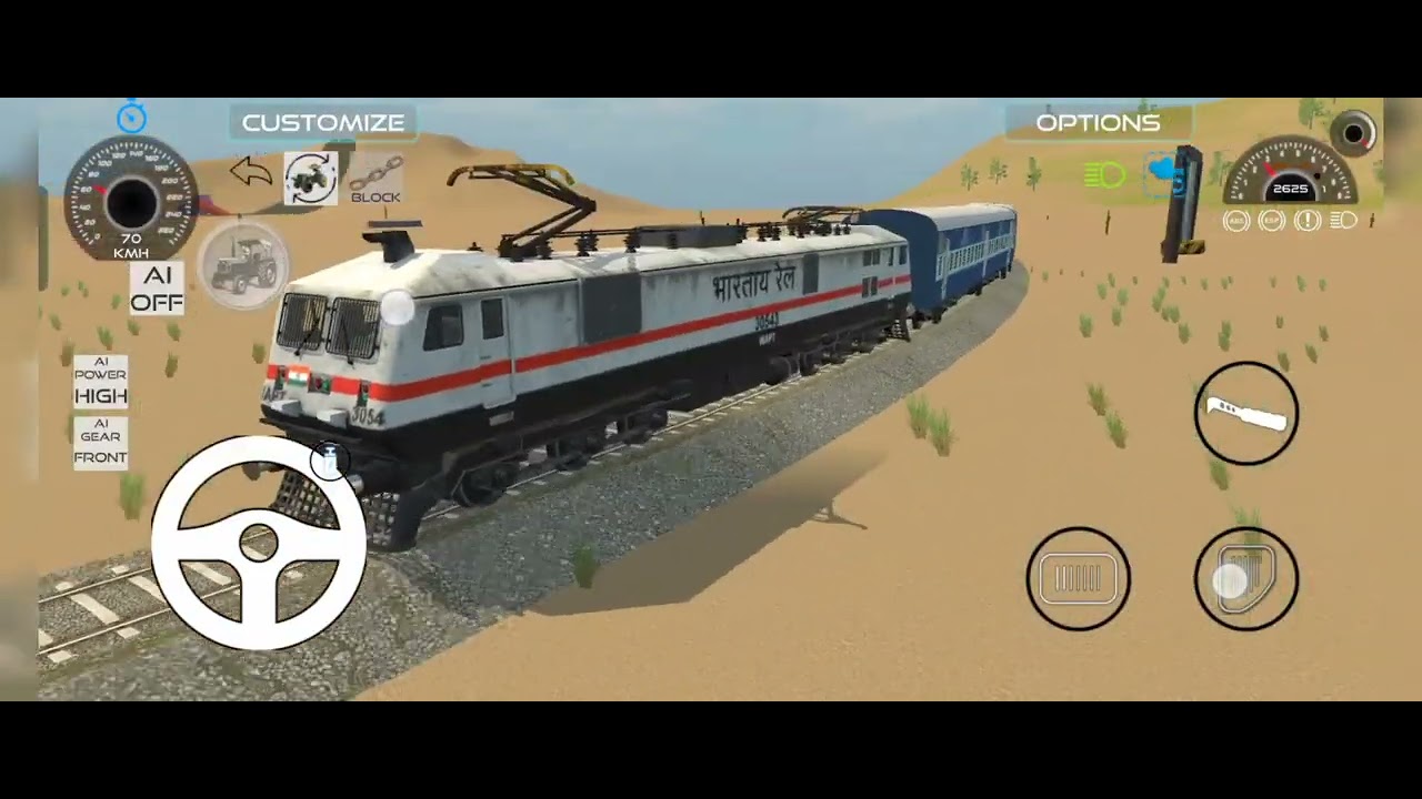 Train se pura shar || Nishu Deswal game #indian #vehicles #game