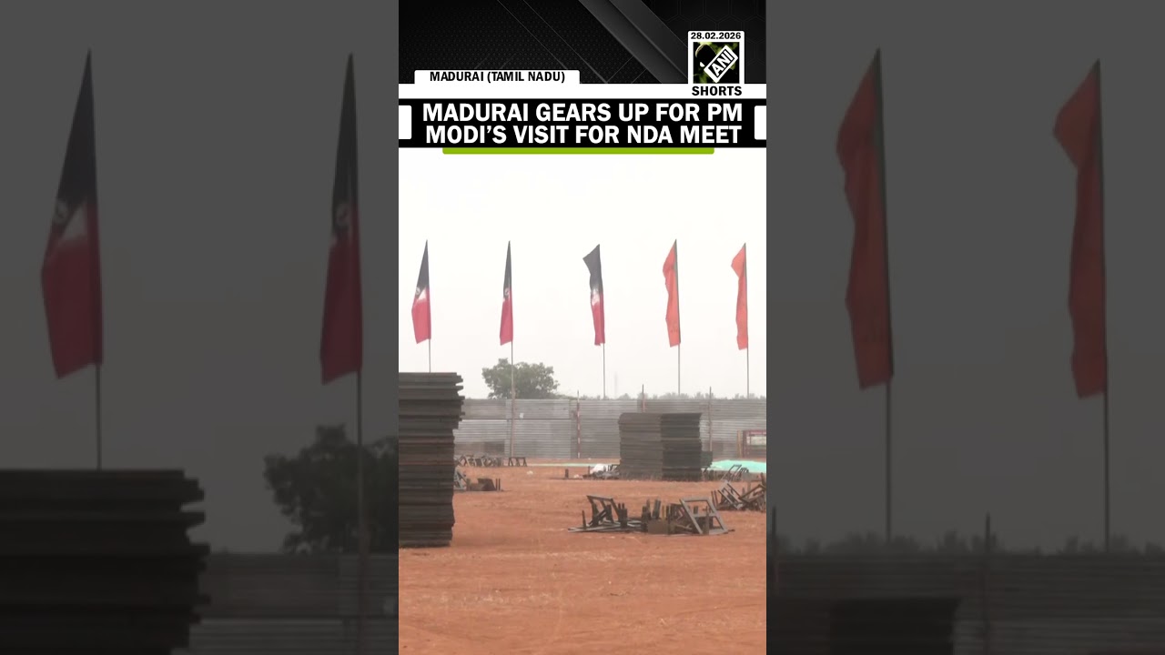 Preparations underway ahead of Prime Minister Narendra Modi&rsquo;s NDA public meeting