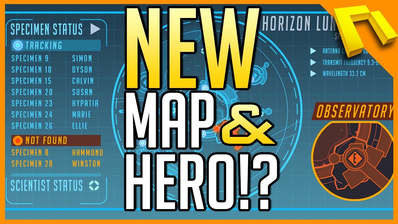 Overwatch - Horizon Lunar Colony Map!? NEW Hero HAMMOND!?