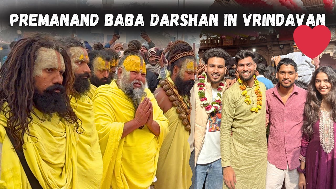 I Visited Vrindavan & Met Premanand Baba 🙏