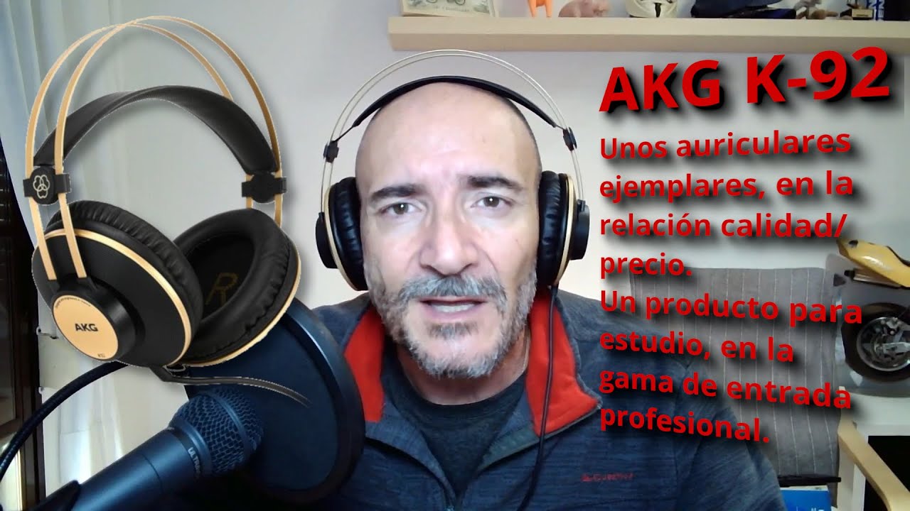 AKG K-92. Unos auriculares ejemplares para estudio, en la gama de entrada profesional.