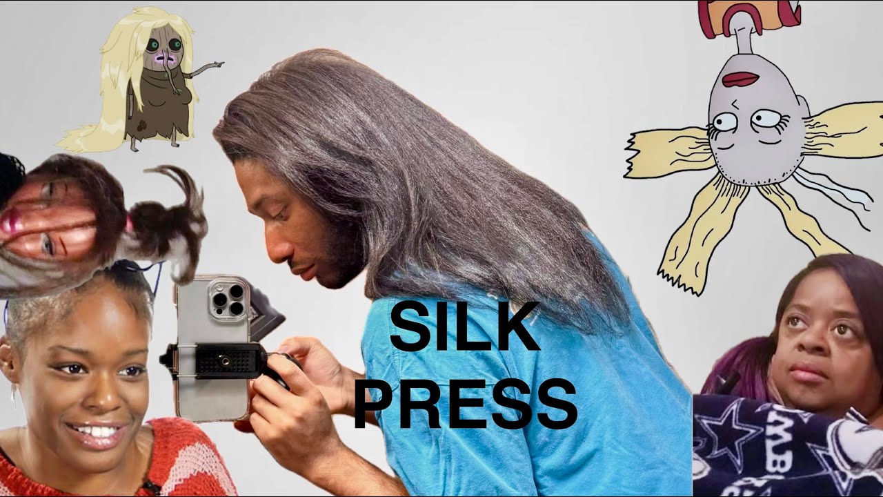 A 🥷 with a “Silk Press” 