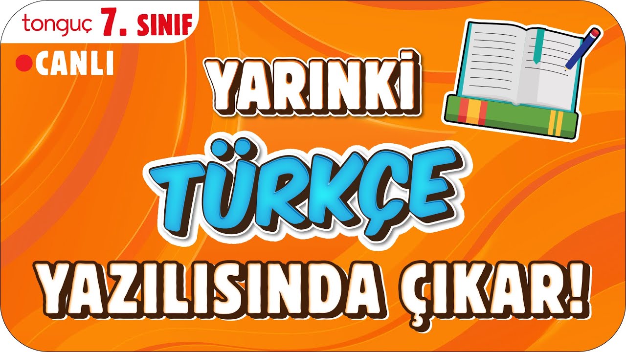 YARINKİ TÜRKÇE SINAVINDA ÇIKAR! ✍🏻 7. SINIF #2025