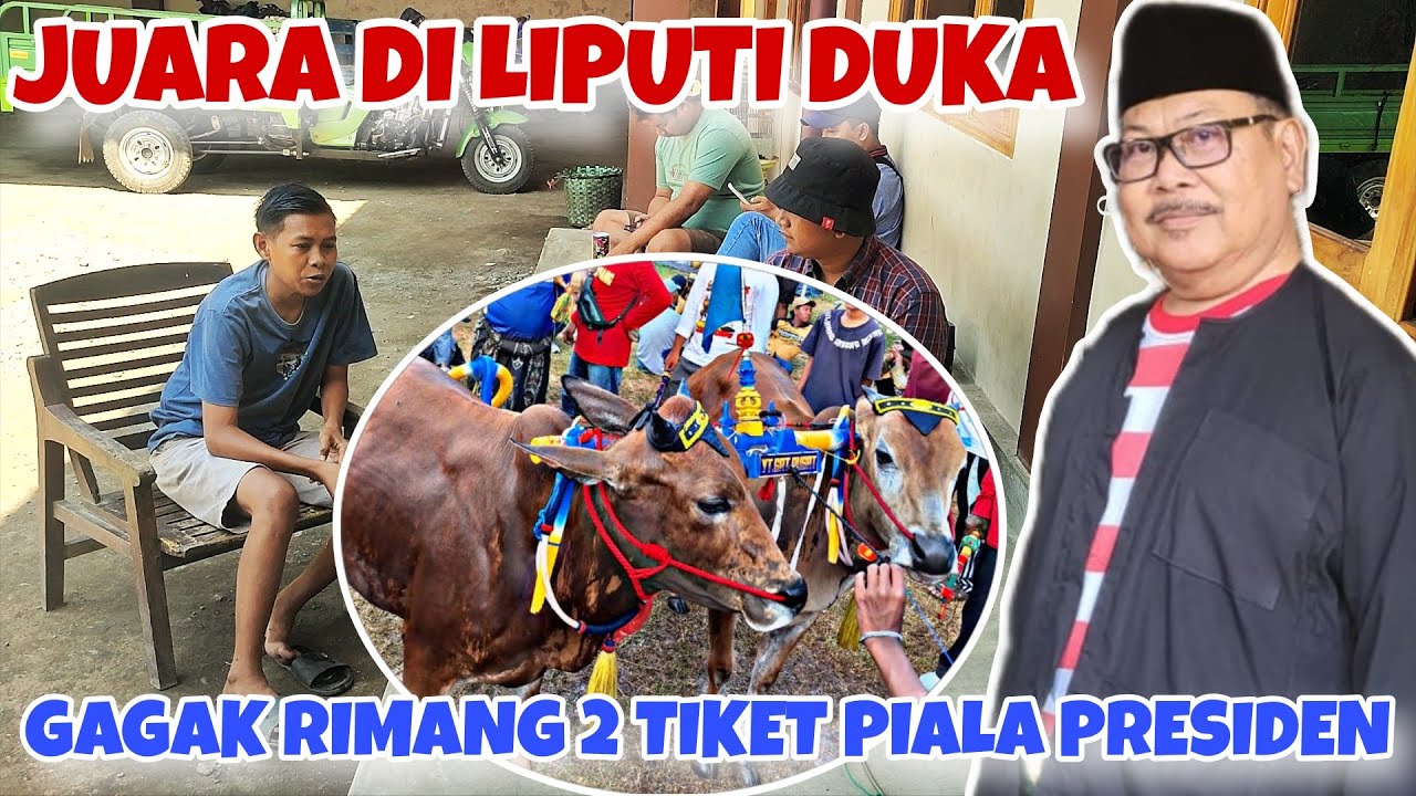 GAGAK RIMANG DUA TIKET MENUJU PIALA PRESIDEN || KESENANGAN DI CAMPUR DUKA YANG MENDALAM 🥲🥲