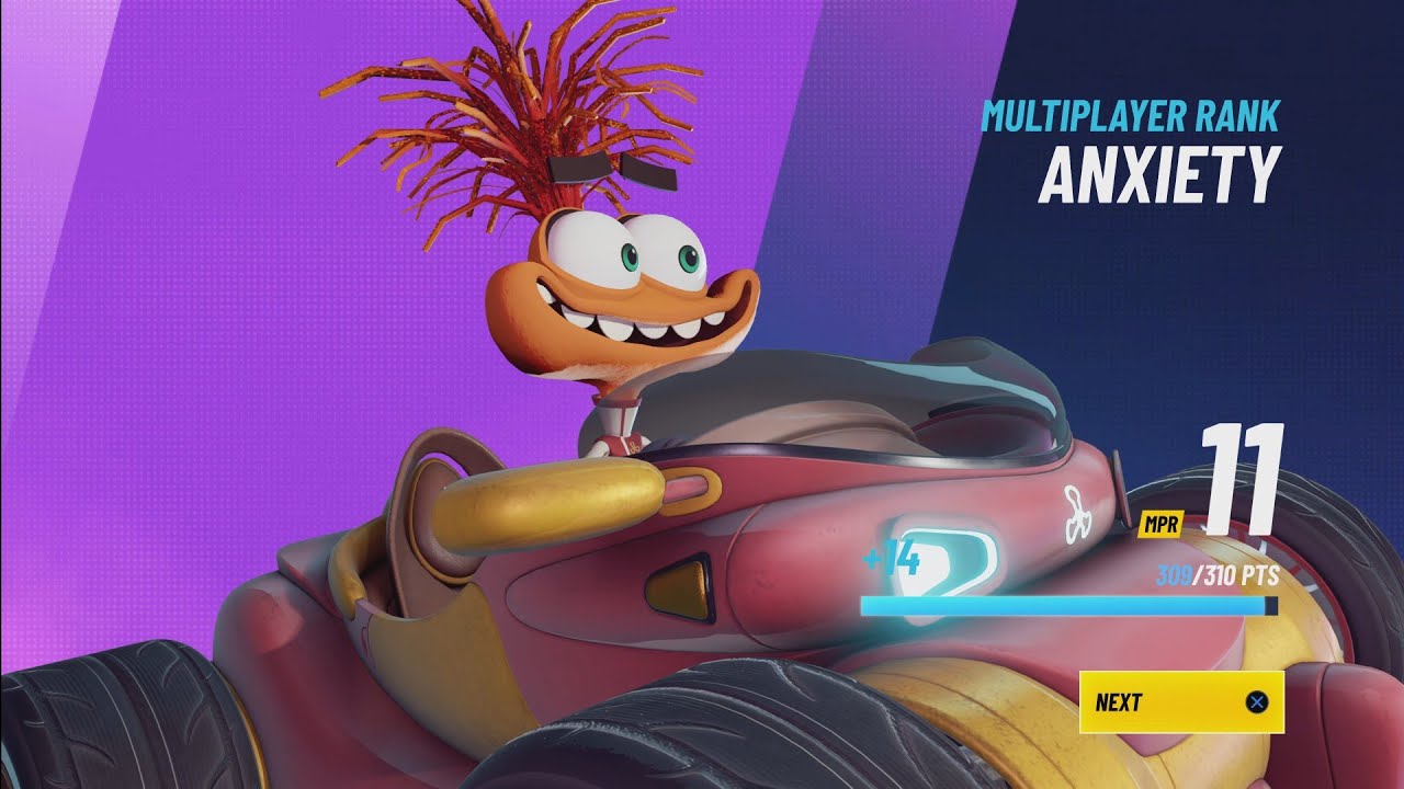 ANXIETY - TEAM RANK MATCH - Disney Speedstorm