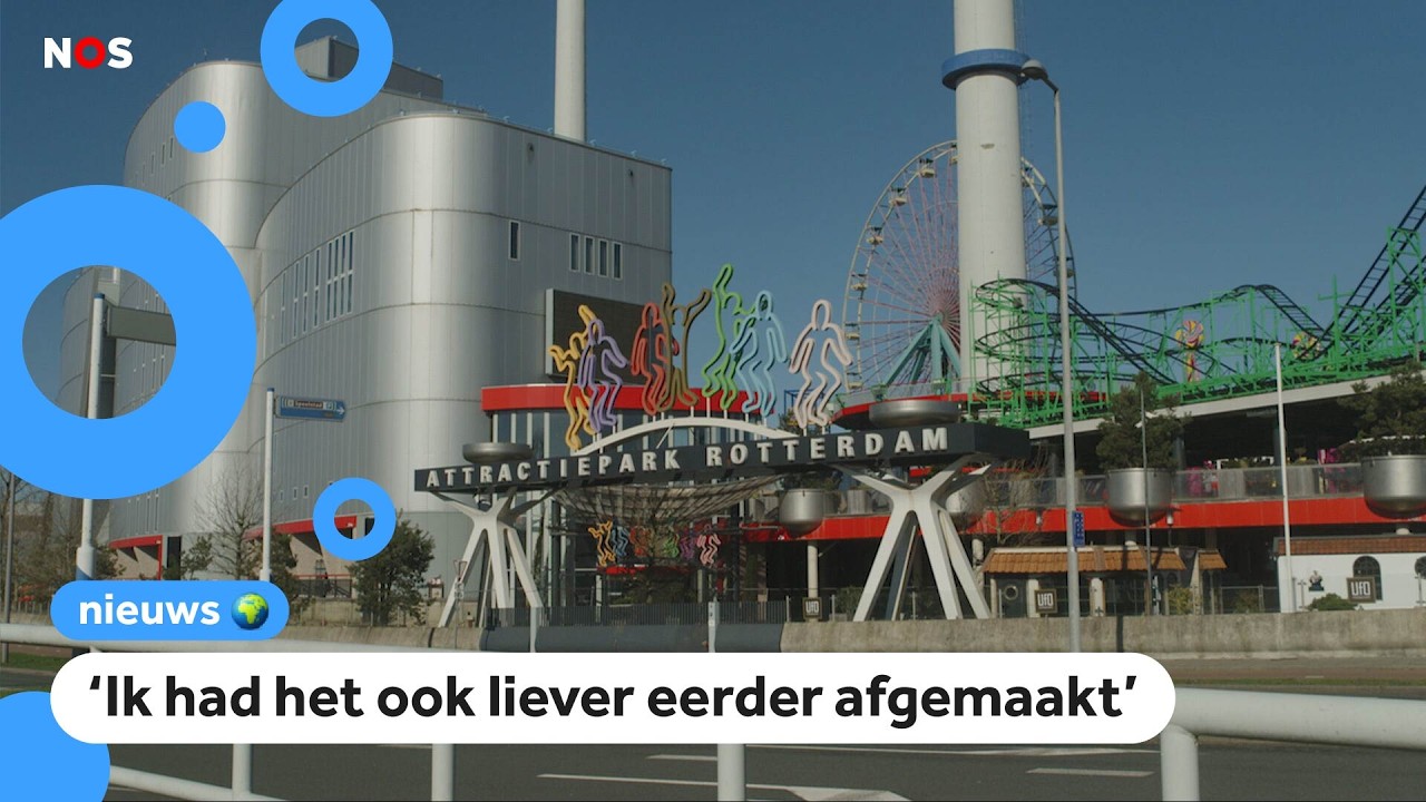 Te koop: Pretpark in Rotterdam met achtbaan, reuzenrad en ijsbaan