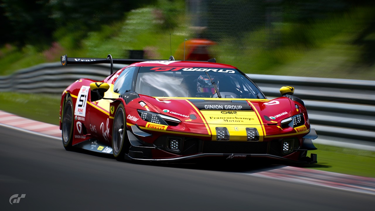 Gran Turismo 7 Ferrari 296 GT3 Nürburgring Nordschleife One Lap 6:37.468 w/ Logitech G29