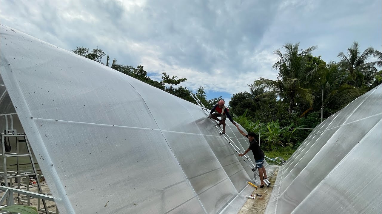 Pembuatan Solar Dryer Dome | Rumah Pengering Pintar | Dilengkapi Sistem Pengontrol Suhu