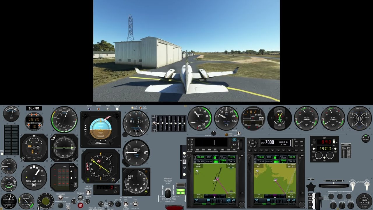 Cessna 414 Air Manager Panels Showcase
