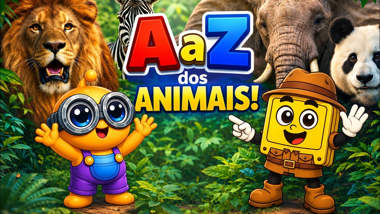 Aprenda o Alfabeto com Animais de A a Z | Atividades com o Alfabeto | Canção Infantil | Fita Curiosa