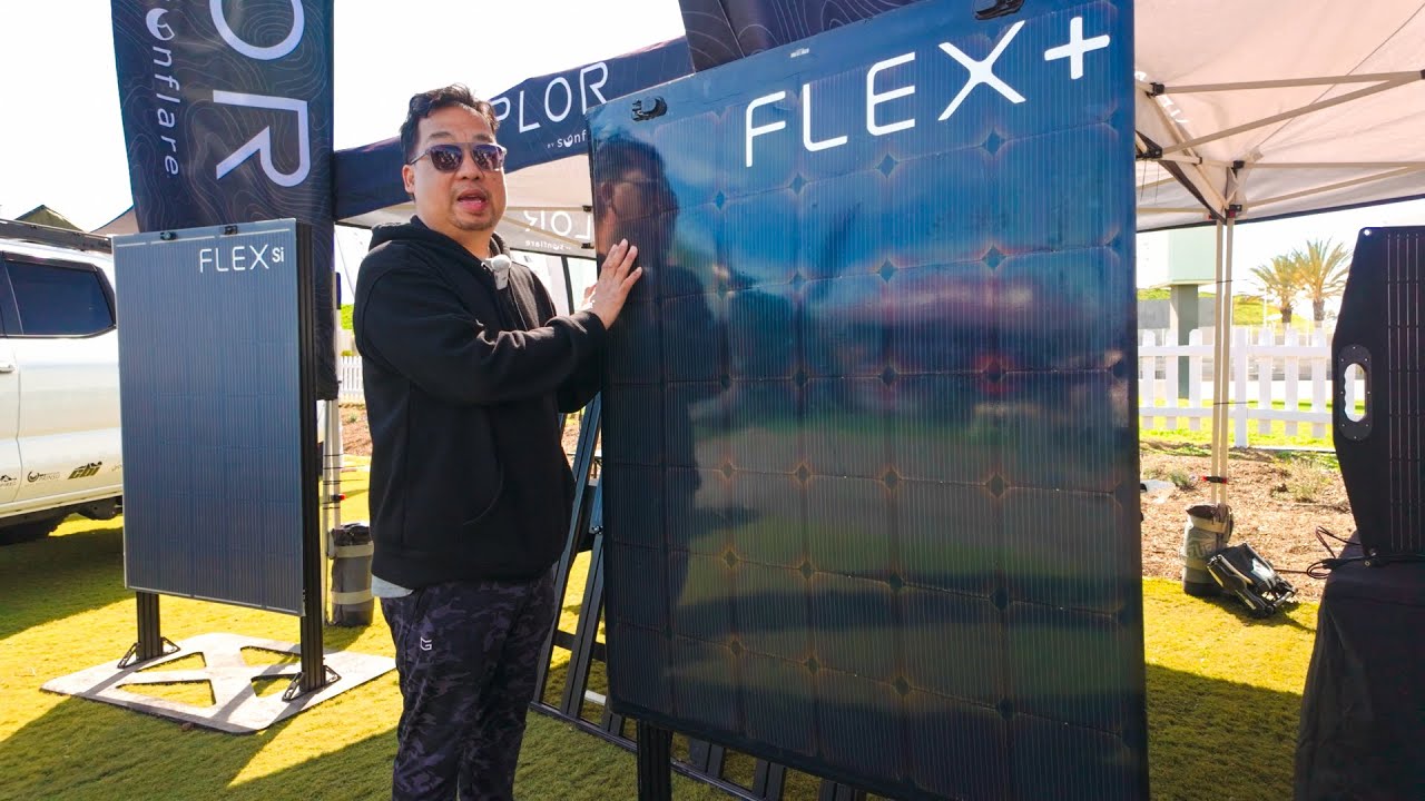 Sunflare&rsquo;s Nearly Indestructible Solar Panels? Flex Plus + Blocks Modular System | Overland Expo
