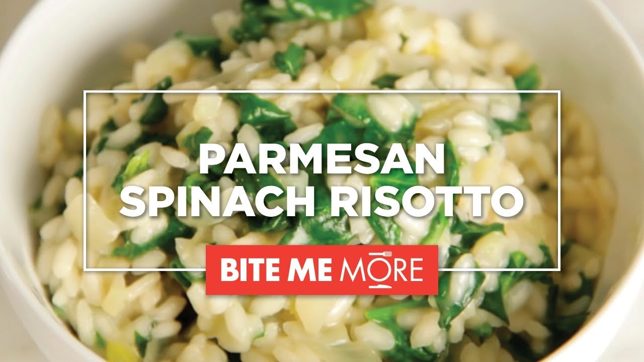 DINNER RECIPE - Easy Parmesan & Spinach Risotto