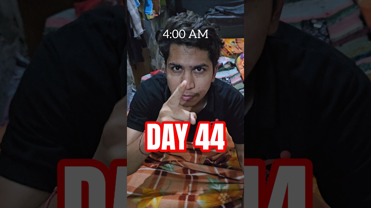 Day 44 of 500 days discipline journey #500dayschallenge #minivlog