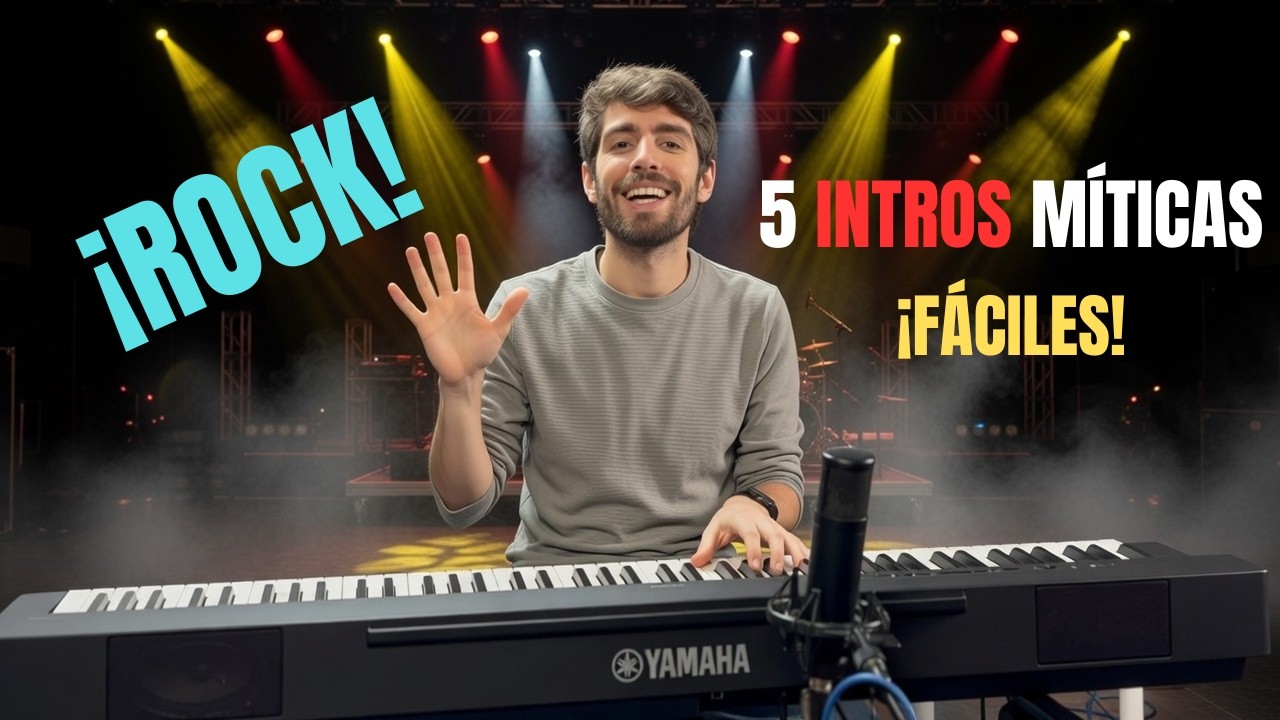 5 Intros de Rock MÍTICAS que CUALQUIERA puede tocar en piano