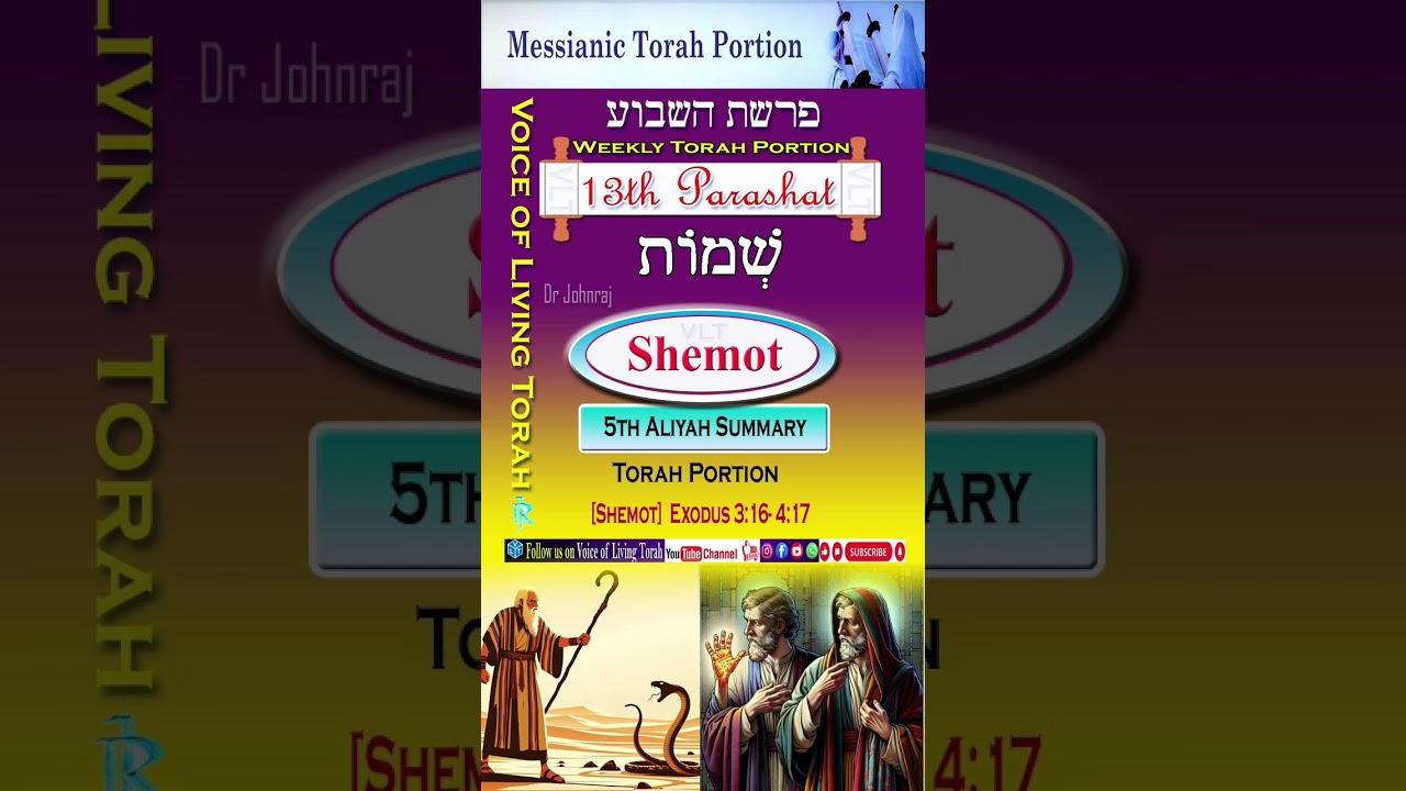 Weekly Torah Portion II | 13th Parshah–Shemot | 5th Aliyah Summary 