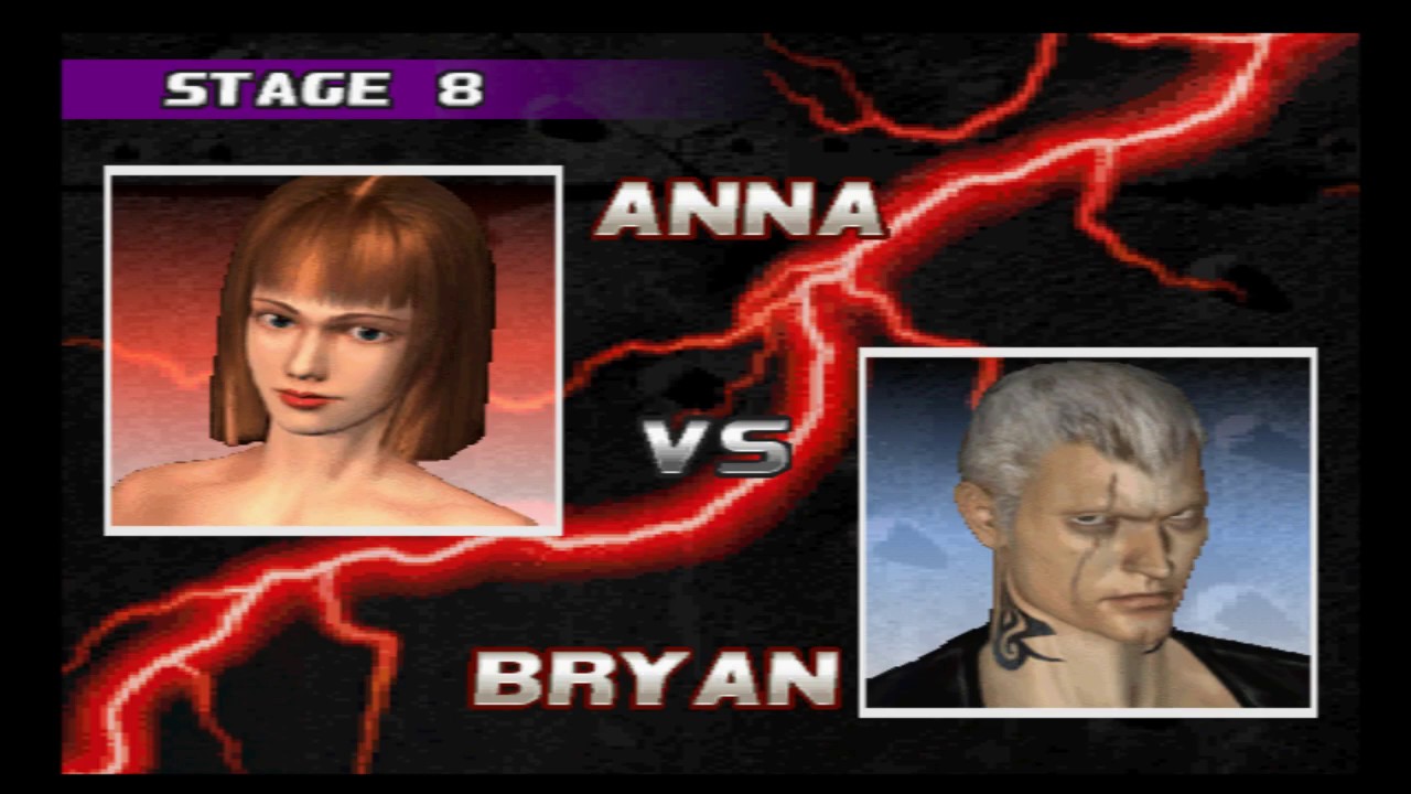 Tekken 3 ( PS1 ) - Anna - Arcade Mode - Arranged Music ( June 8, 2019 )