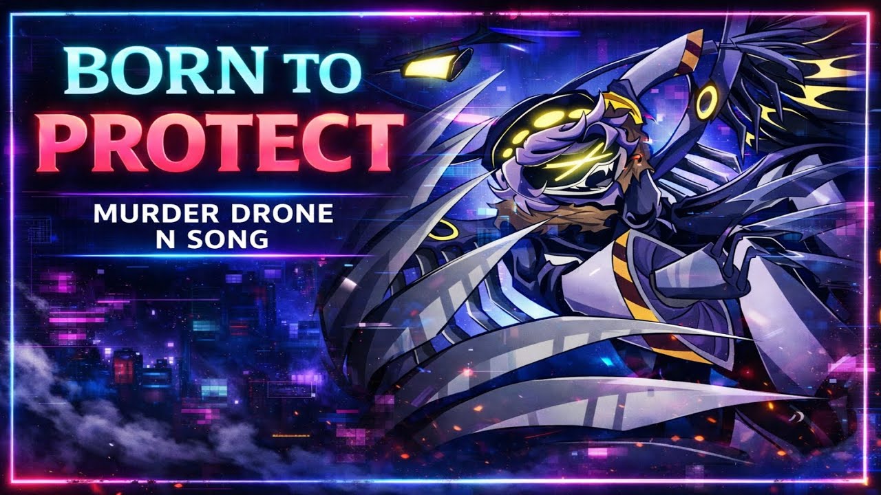 Born to Protect | Murder Drones Song Lyric Video | NAUROS