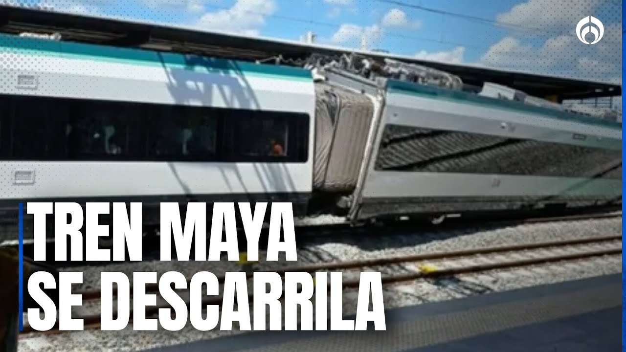 Se descarrila un vagón del Tren Maya en Yucatán; no hay lesionados