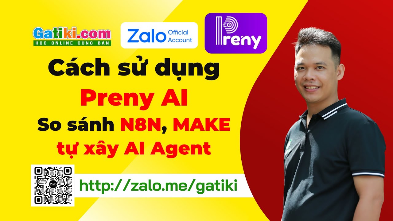 Hướng dẫn cách sử dụng Preny AI , so sánh với tự setup AI Agent Zalo OA - GATIKI