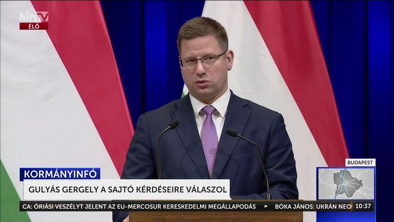 Gulyás Gergely válaszai a HírTV kérdéseire - HírTV