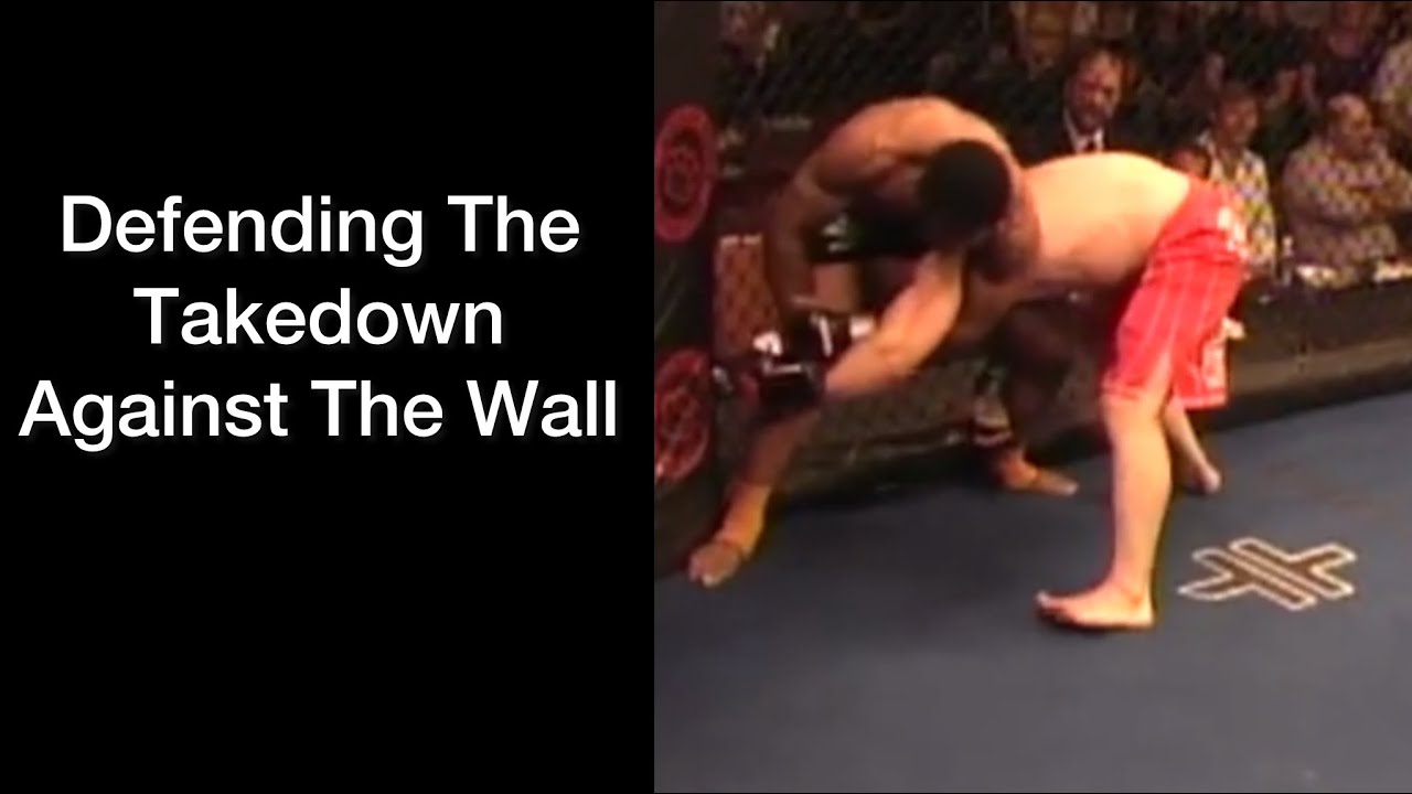 Coach Howard shows how to use the kimura to defend the takedown against the wall