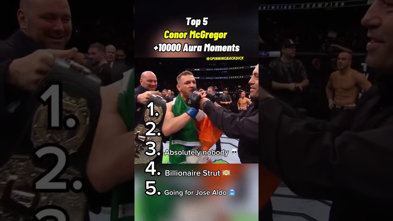 Top 5 Mystic Mac Moments 💀🇮🇪 #Ireland #conormcgregor #ufc #top5moments #billionaire #walk #trolling