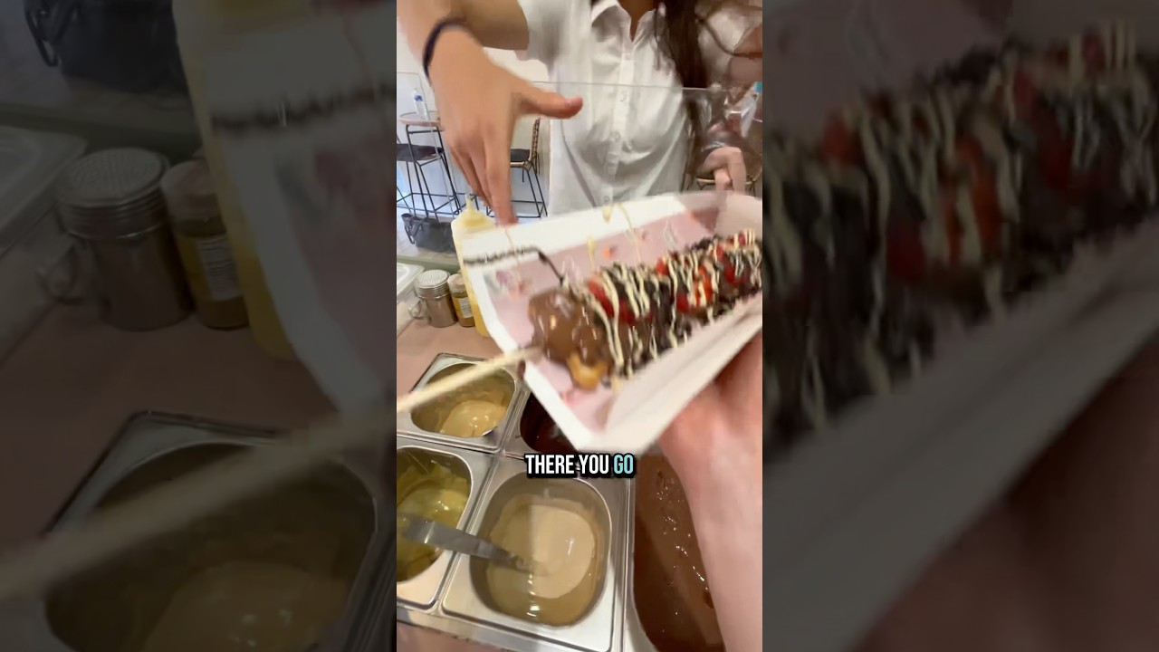 She couldn&rsquo;t grab that fast enough 😵 #wafflewands #waffleshop #wafflesonastick