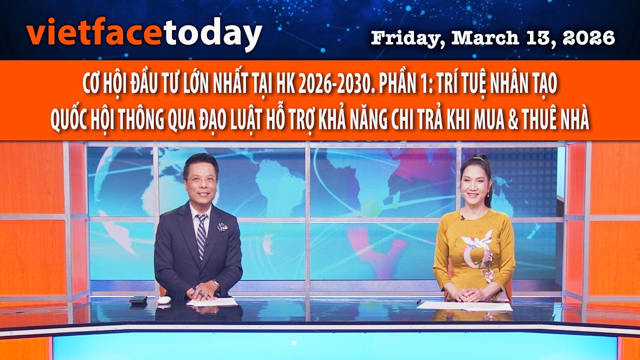 VF Today | CƠ HỘI ĐẦU TƯ LỚN NHẤT TẠI HK 2026-2030. PHẦN 1: TRÍ TUỆ NHÂN TẠO | 03/13/26