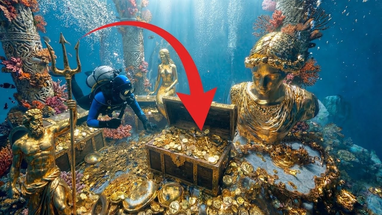 Treasure Hunting the Roman City of Aphrodite — Gold, Sacred Statues,  Silent Secrets Beneath the Sea