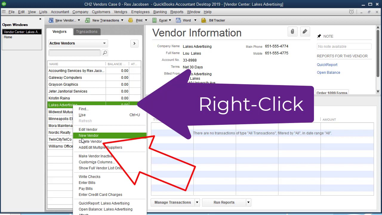 How to Delete Vendors in QuickBooks Desktop