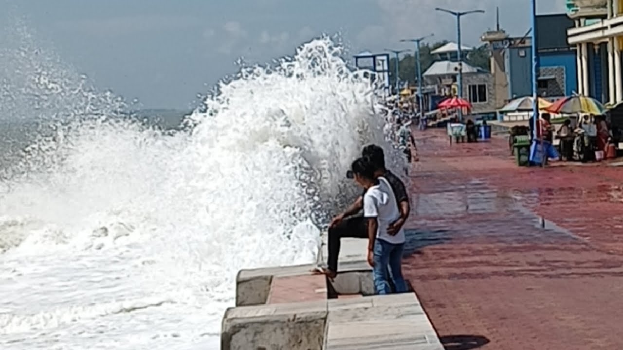 পূর্ণিমার কোটালে আজ হঠাৎ উত্তাল হয়ে উঠল সমুদ্র 🌊 Digha Sea Beach 🏖  