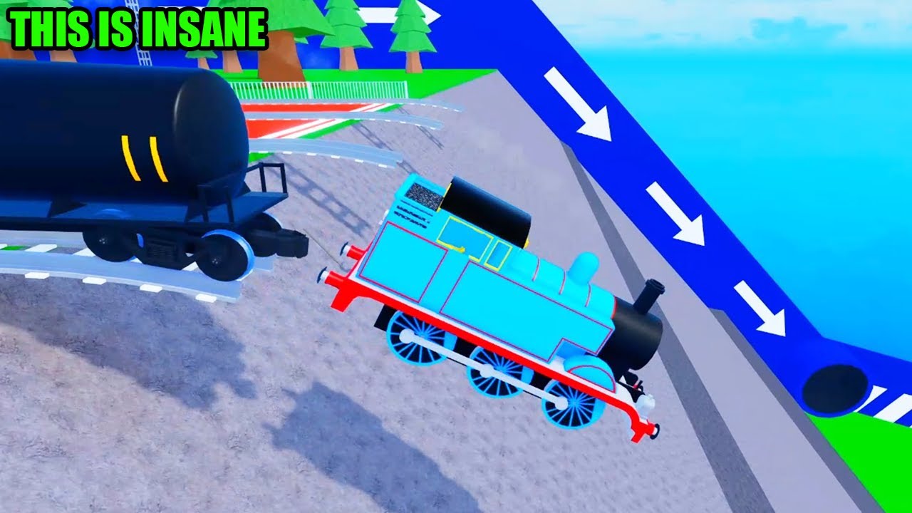 Thomas And Friends Funny Cool Downhill Crashes... Accidents Will Happen
